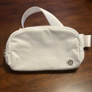 Lulu lemon White Crossbody Bag never used